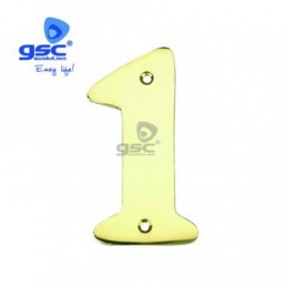 NÚMERO PUERTA 1 ACERO...