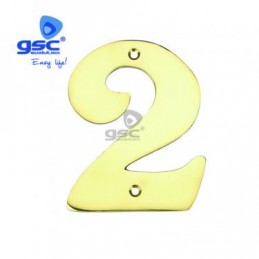 NÚMERO PUERTA 2 ACERO...