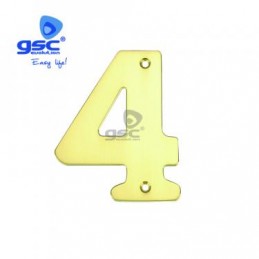 NÚMERO PUERTA 4 ACERO...