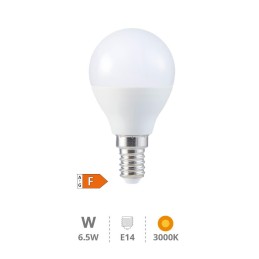 BOMBILLA LED ESFÉRICA 6,5W...