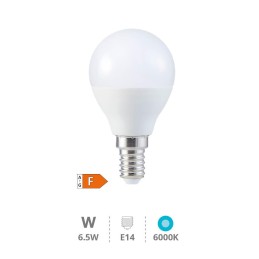 BOMBILLA LED ESFÉRICA 6,5W...