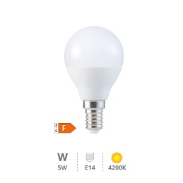 BOMBILLA LED ESFÉRICA 5W...