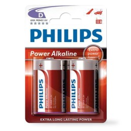 PILA ALCALINA PHILIPS LR20...