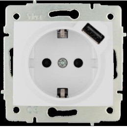 BASE ENCHUFE 2P+T 16A 250V USB