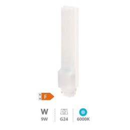 BOMBILLA LED PL 9W G24 6000K