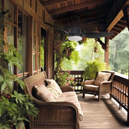 VENTILADOR TECHO BUMERA LUZ...