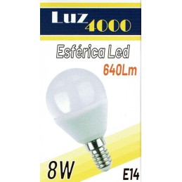 BOMBILLA ESFERICA ECOMAX 8W...