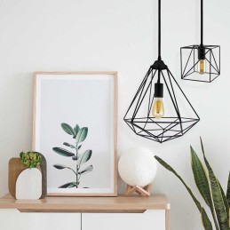 LÁMPARA COLGANTE HUB E27 1M...