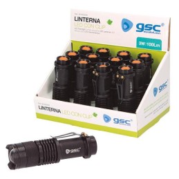 LINTERNA CON CLIP 3W - 12U...