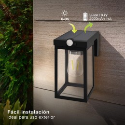 APLIQUE SOLAR LED SORSO CON...