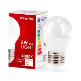 BOMBILLA LED E27 G45 5W  2700K