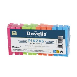 PACK 24 PINZAS PARA ROPA -...