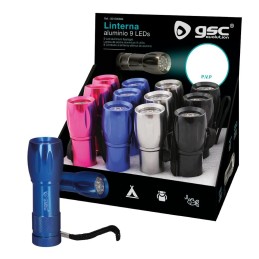 LINTERNA DE ALUMINIO 9LEDS...
